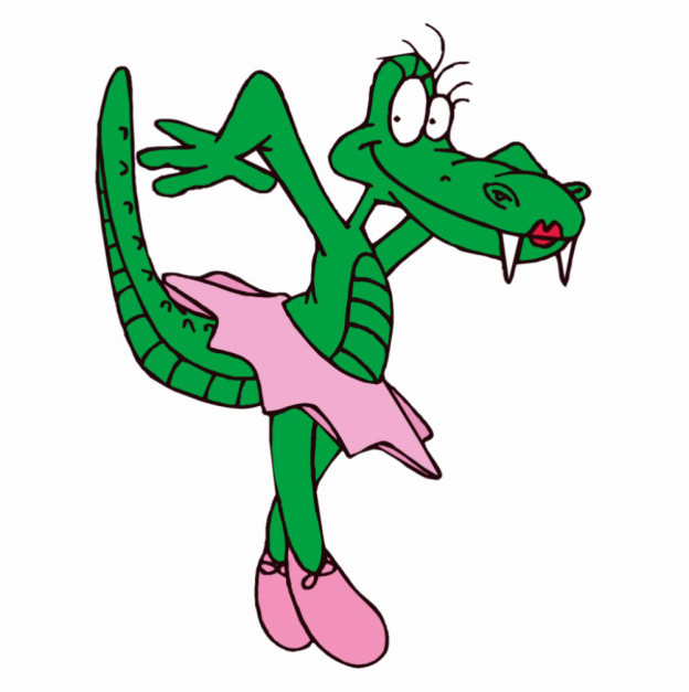 Alligator ballerina