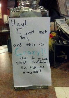 Tip jar